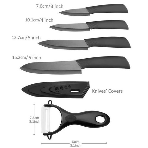 5pcs set couteau - 5pcs/set, en