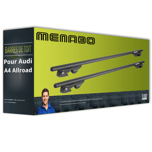 Barres toit aluminium pour - barres, de