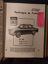 REVUE TECHNIQUE SIMCA P 60