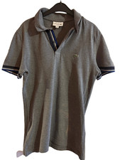 LACOSTE polo gris foncé slim