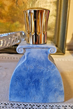 VINTAGE LAMPE BERGER CERAMIQUE DECOREE D' HIEROGLYPHES EGYPTIENS JAMAIS UTLISEE