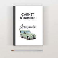Carnet d'entretien Juvaquatre