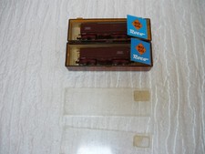 Roco, lot 2 wagons bachés ref