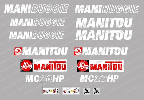Autocollant manitou mc20hp - autocollant,