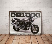 Plaque métal vintage Honda CB