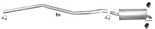 Pot échappement pour opel - d'échappement,