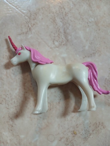 Playmobil horse unicorn pink