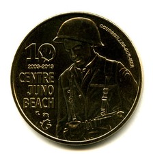 14 COURSEULLES-SUR-MER Centre Juno Beach, 10 ans, 2013, Monnaie de Paris