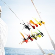 10 pièces pêche à la mouche