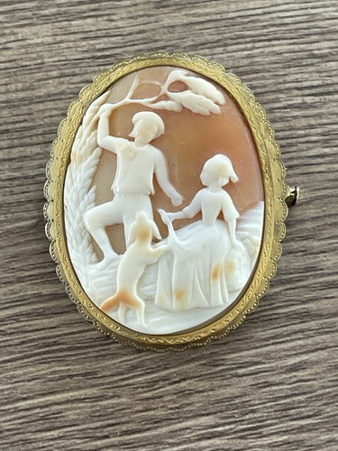 Ancienne broche camée - , en