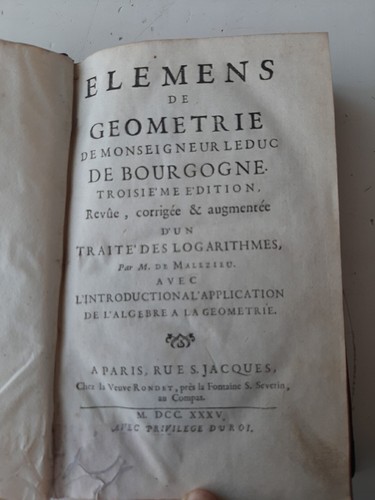 Elemens géométrie de - elemens,