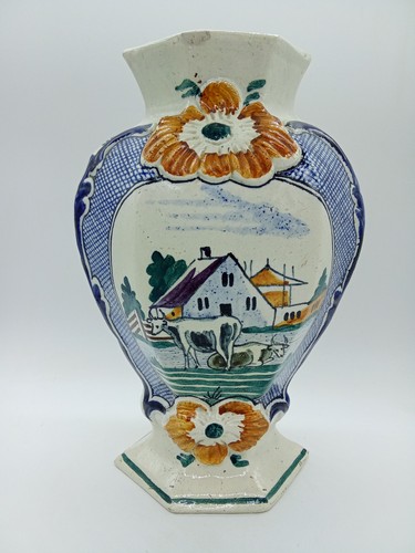Vase decor ferme vaches - vase,