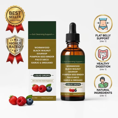 Gouttes nettoyage intestinal - gouttes,