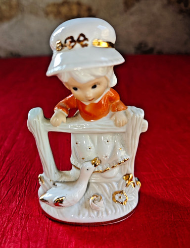 Ancienne figurine faïence - en,