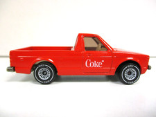 SIKU - COCA-COLA - VOLKSWAGEN VW RABBIT / CADDY PICKUP TRUCK (RED) - 1/64 - 1/55