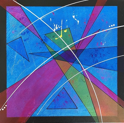 Tableau moderne abstrait - tableau,