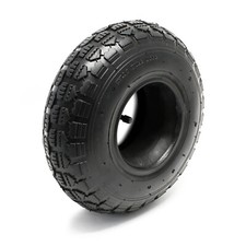 Pneu pour tracteur à pelouse 11x4.00-4 4pr avec chambre à air et valve coudée