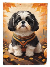 Shih Tzu Fall Flag Garden Size DAC1073GF