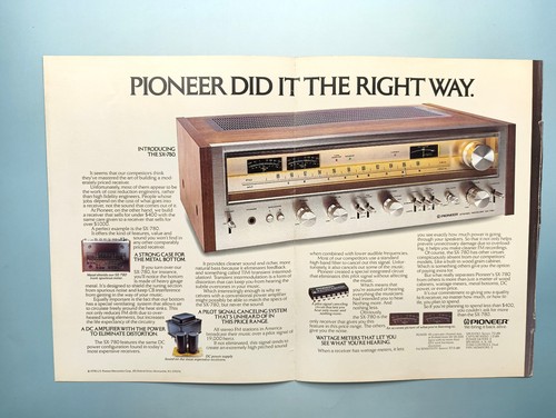 Pioneer 780 clipping - pioneer, sx-780