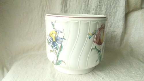 Cache pot vitro porcelaine - pot,