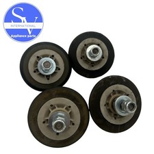 GE Dryer Roller WE03X10016 WE01X10384 WE01X10385 WE12M39 (SET 4)