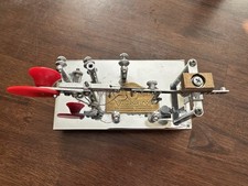 Vibroplex # 384703 For Parts,  Not Working Chrome Base Morse Code Key 