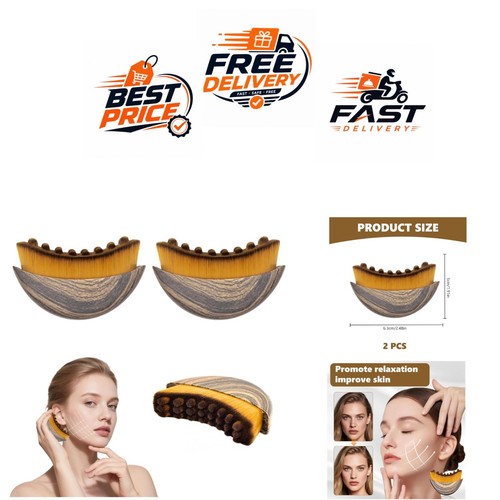 Brosse massage facial