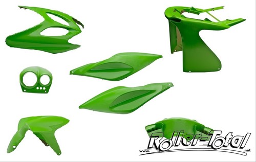 Capot complet vert - vert, kit
