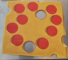 Vintage Unknown Game Boards (12) And One (1) Cardboard Slide Cover Bingo Card