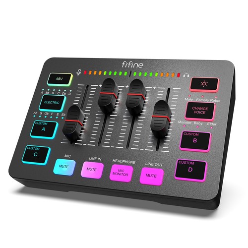 Gaming audio mixer table - mixer,