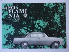 LANCIA FLAMINIA 2.8 SALOON orig 1963 Sales Brochure - It/Fr/Ger/Eng Text