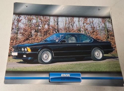 Bmw 635 csi - csi, fiche