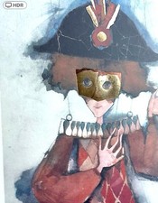 Rosina Wachtmeister MARIONETTE Gold Foil Artwork Limited Edition Hand Signed