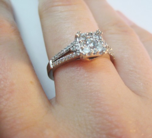 Vintage 14k solid - white, gold