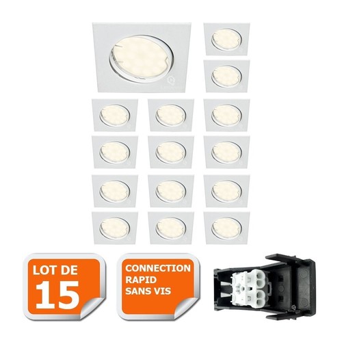 Lot spot encastrable - spot,