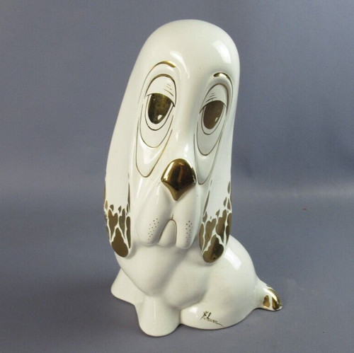 Statue canine basset - basset, hound
