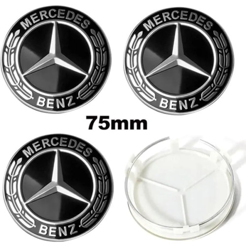 4pcs centre roue 75mm - 4pcs,