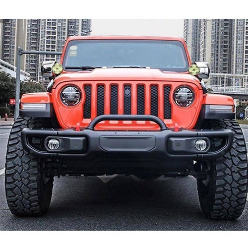 Front steel bumper model th - front, 10-th