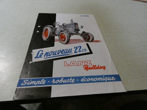 Prospectus brochure tracteur - brochure,