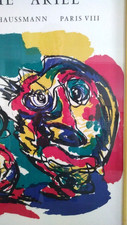 vintage 1966 KAREL APPEL poster - Galerie Ariel - Galerie Ariel, Paris - nice
