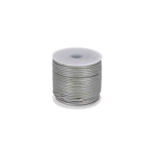 Lacet cuir pigmenté rond - lacet,