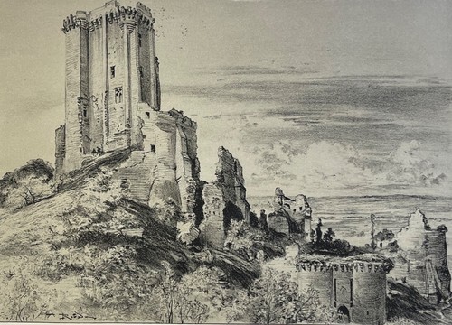 Ruins lavardin castle - of,
