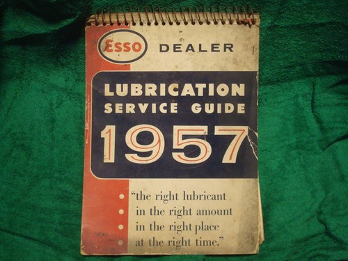 1957 esso dealer lubrication - 1957,