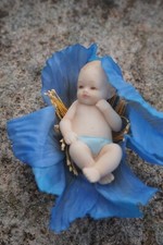 0068 A   FIGURINE  STATUETTE  BEBE ANGE FEE  ANGELOT  ENFANT HEROIC FANTASY