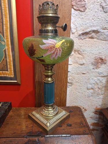 Jolie ancienne lampe - lampe, à