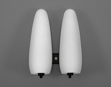 Vintage 1950s Philips Louis Kalff Opaline Glass Wall Lamp Sconce G.W 1755