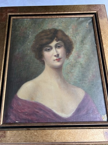 Tableau ancien signé - ., très