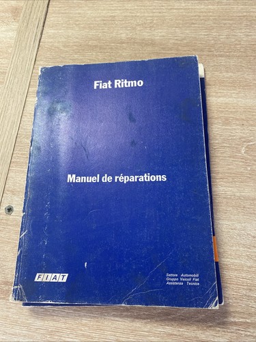 Fiat ritmo manuel - ritmo, de