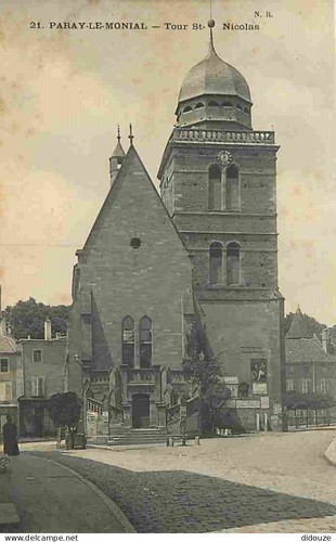 Carte postale paray - paray, le