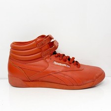 Reebok Womens Freestyle High SU FY5499 Red Casual Shoes Sneakers Size 10